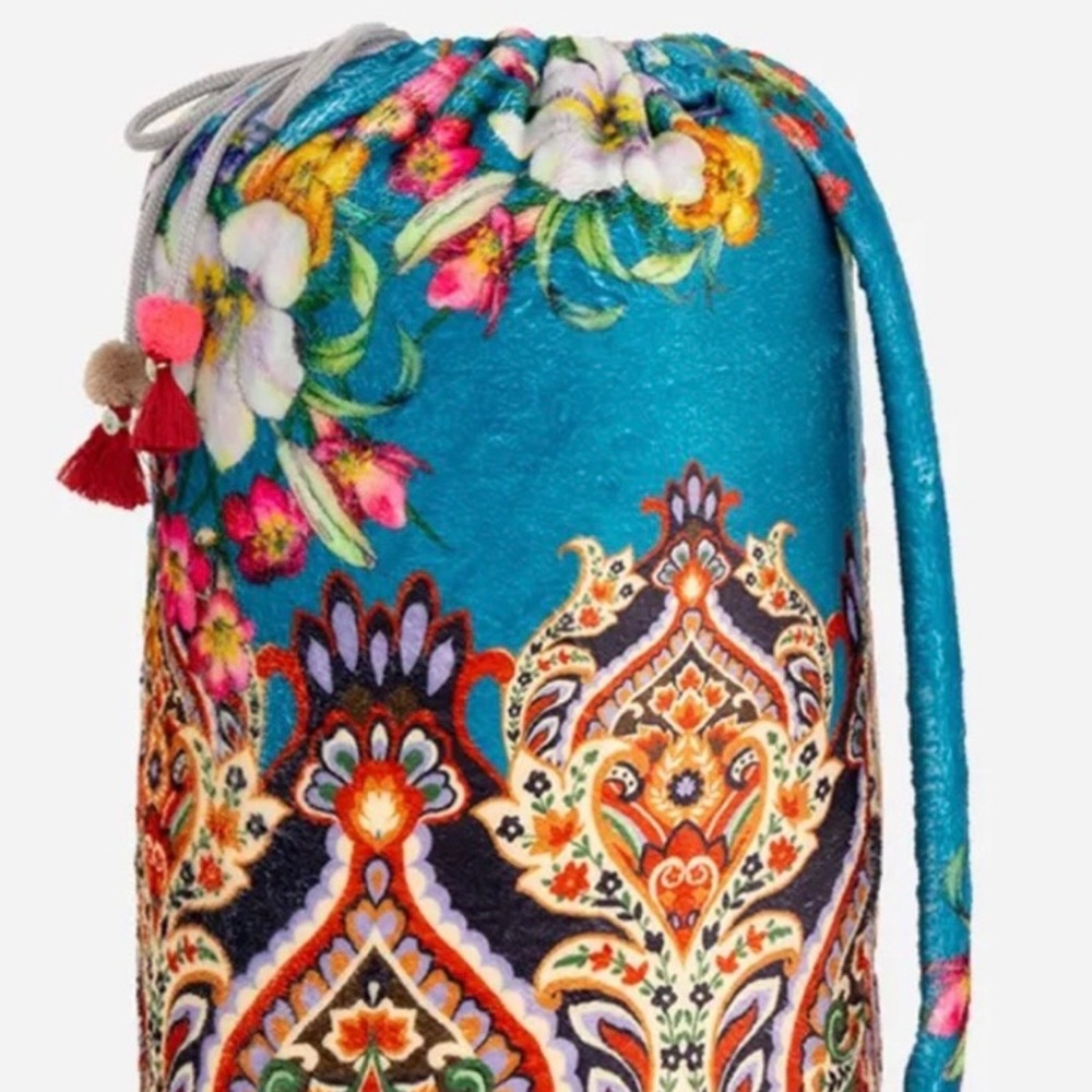 NWT Johnny Was Indi Drawstring Blanket Bag